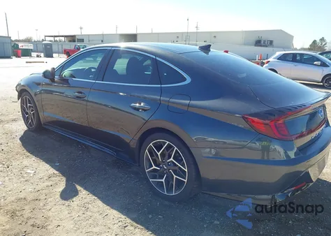 2021 Hyundai Sonata N Line из США, поврежденный, VIN 5NPEK4JC1MH123489